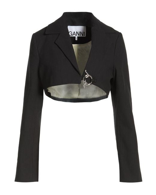 Ganni Black Blazers