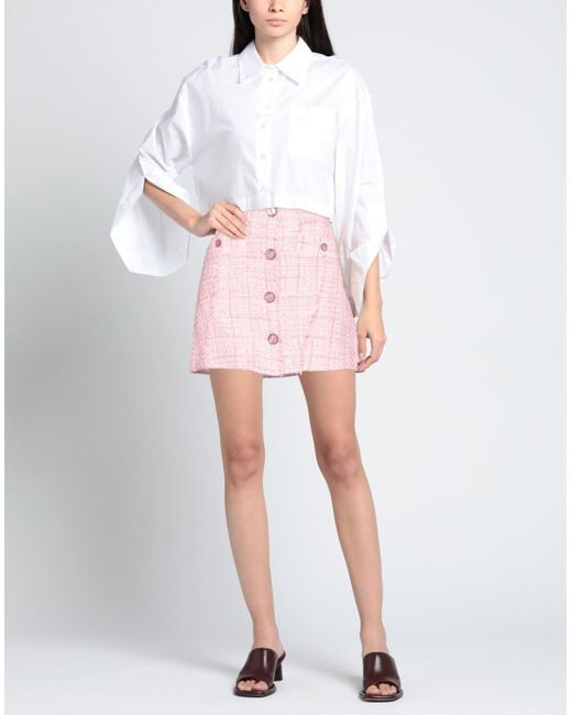 Gcds Pink Mini Skirt