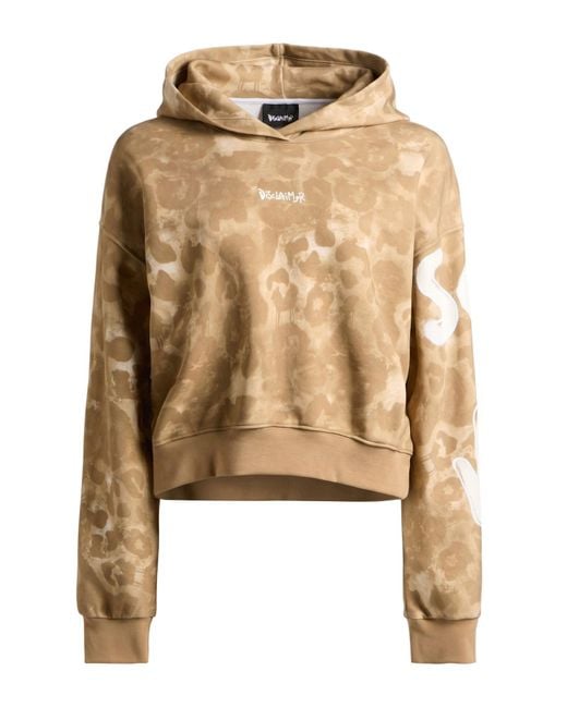 DISCLAIMER Metallic Sand Sweatshirt Cotton