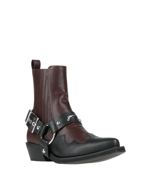 Ganni Brown Ankle Boots