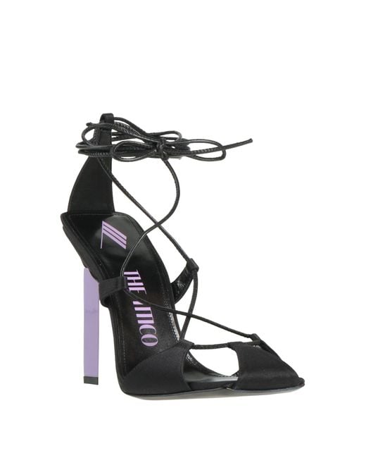 The Attico Black Sandals