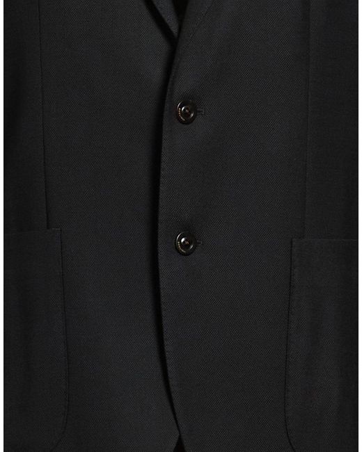 Boglioli Black Blazer Wool, Elastane for men