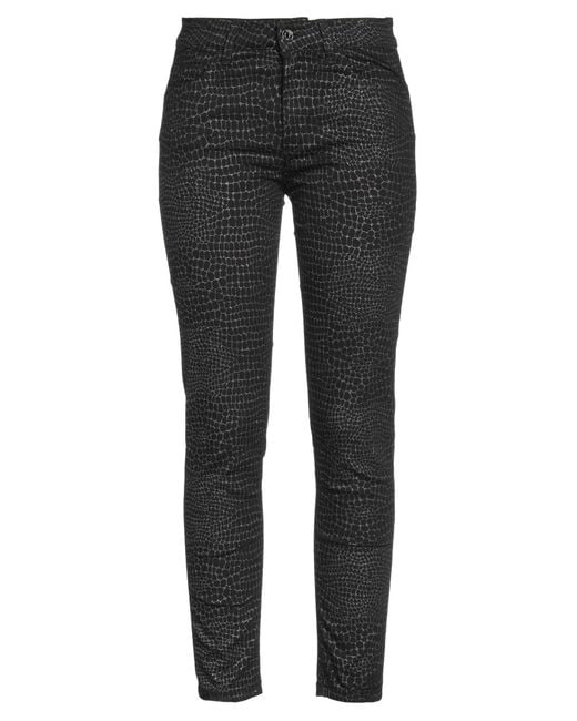 Liu Jo Cotton Trouser in Black Slacks and Chinos Skinny trousers Womens Clothing Trousers 