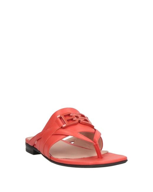 Bally Pink Thong Sandal