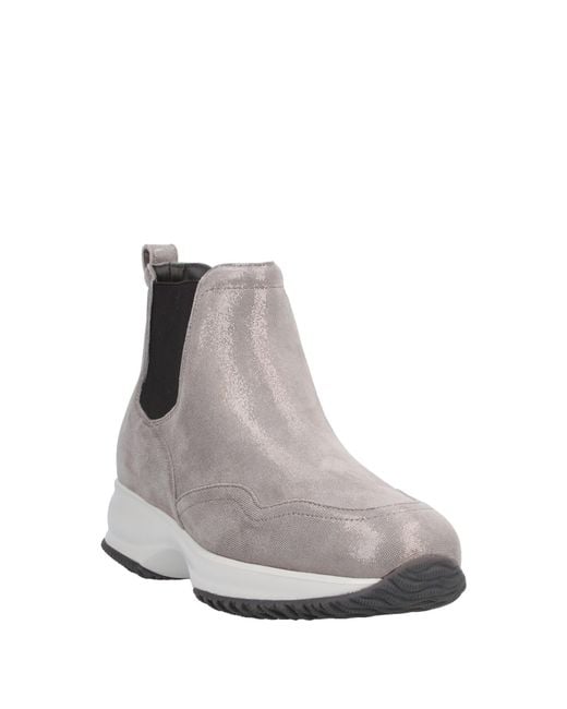 Hogan Gray Stiefelette