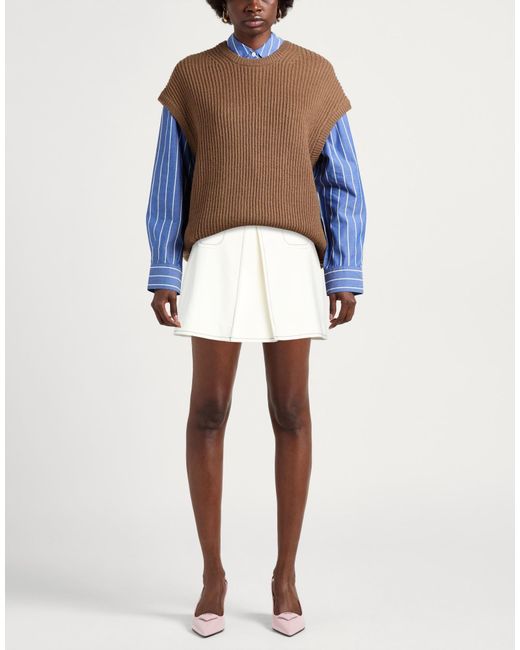 Sandro White Mini Skirts