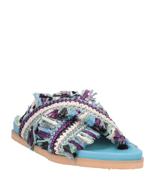 De Siena Blue Sandals