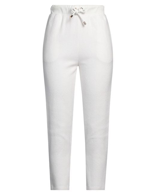 Elisabetta Franchi White Trouser