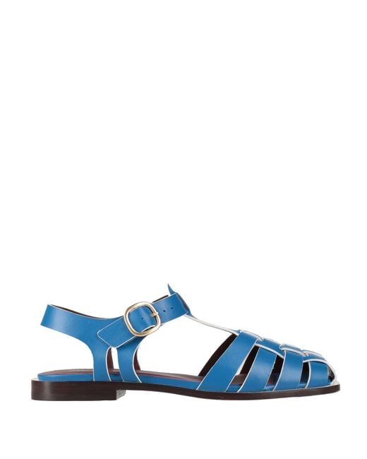 Avril Gau Blue Sandals Calfskin