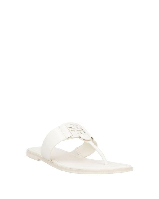 Tory Burch White Thong Sandal