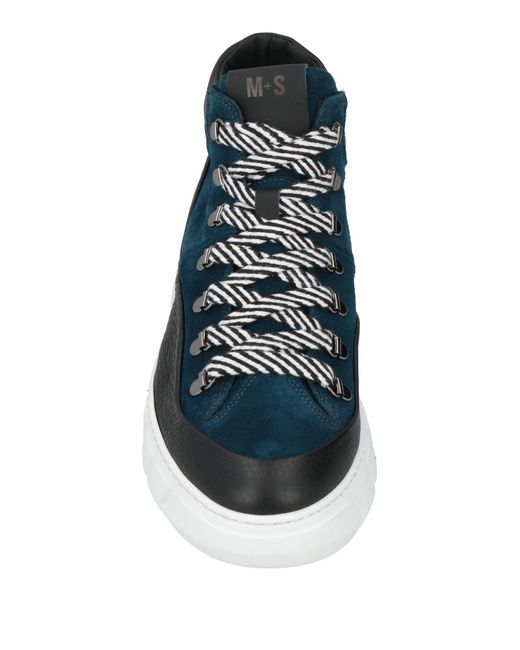 MICH SIMON Blue Sneakers Leather for men
