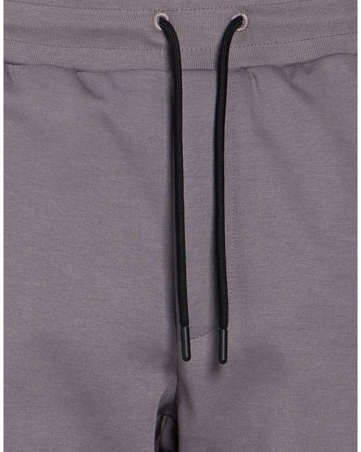 EA7 Gray Pants Polyester, Cotton, Elastane for men