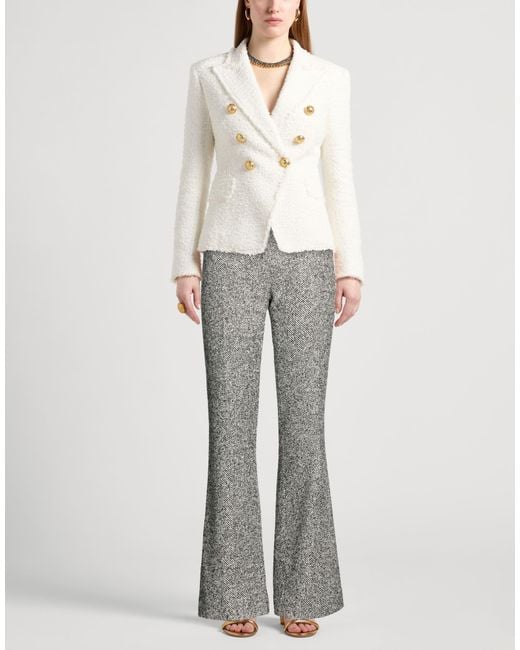 Tom Ford Gray Pants Virgin Wool, Alpaca Wool, Polyamide