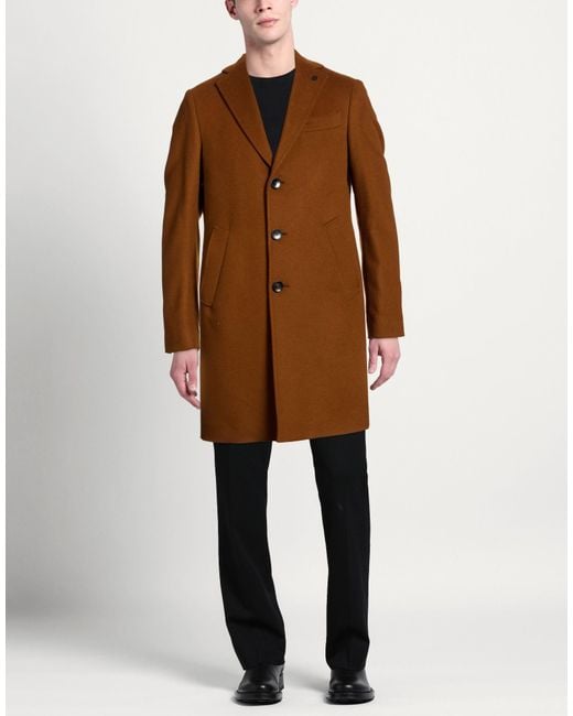 BRERAS Milano Brown Coats for men