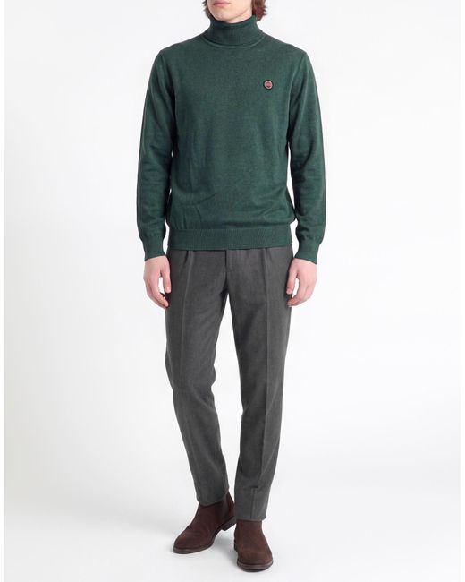 Museum Green Turtleneck for men