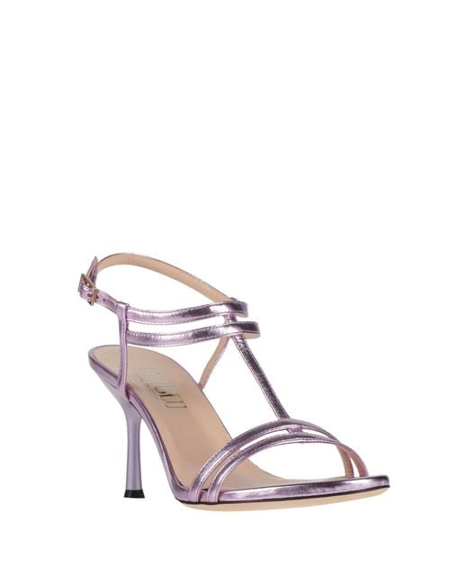 Loriblu Pink Lilac Sandals Leather