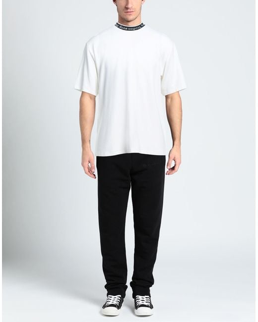 T-shirt di Acne in White da Uomo