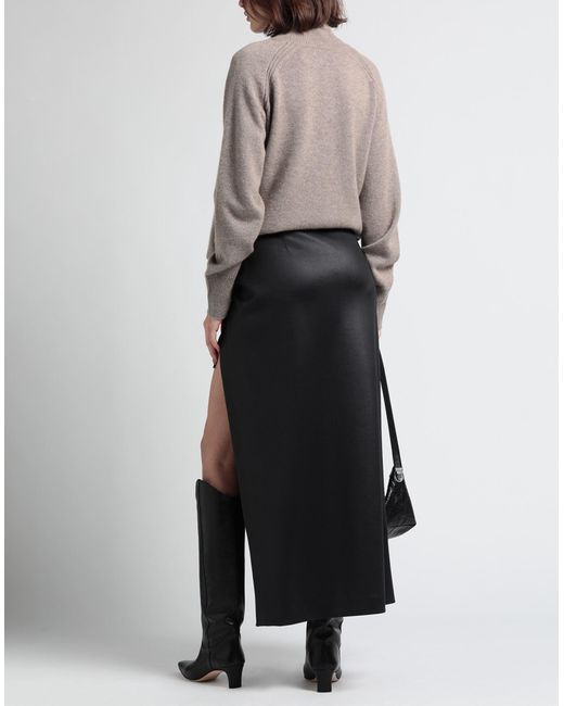 Chiara Ferragni Black Maxi Skirt