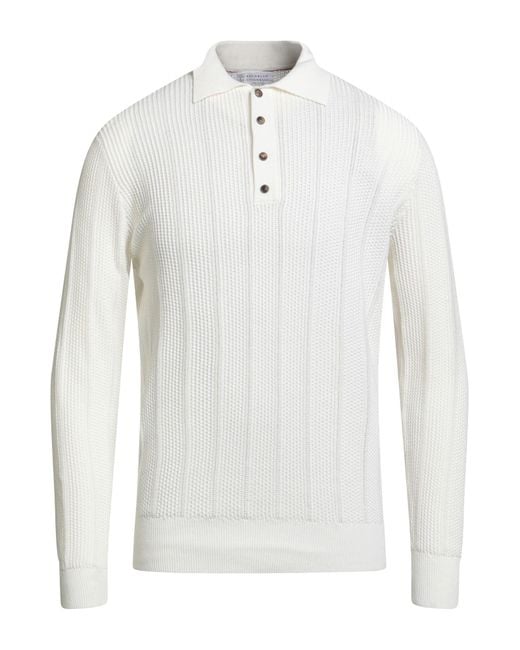 Pullover Brunello Cucinelli de hombre de color White