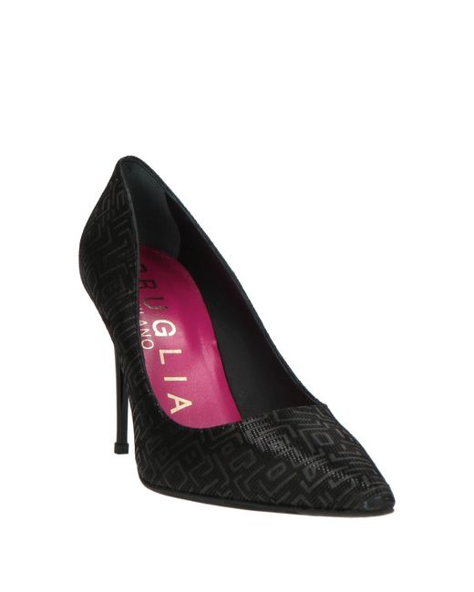 Bruglia Black Pumps Leather
