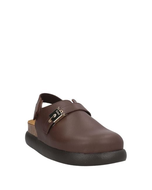 Scholl Brown Mules & Clogs