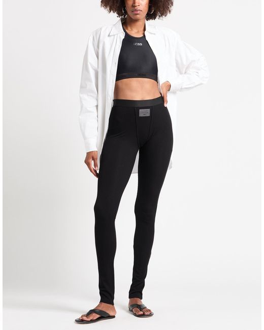 Acne Black Leggings