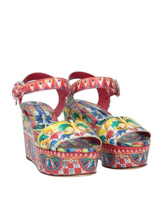 Dolce & Gabbana Pink Sandals