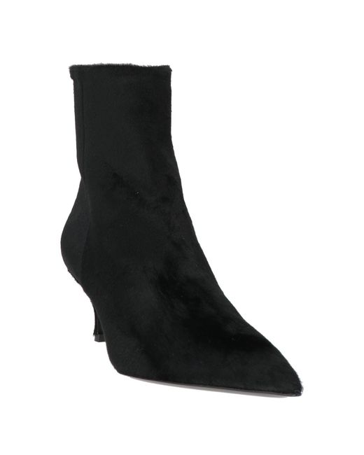 Guglielmo Rotta Black Ankle Boots Leather