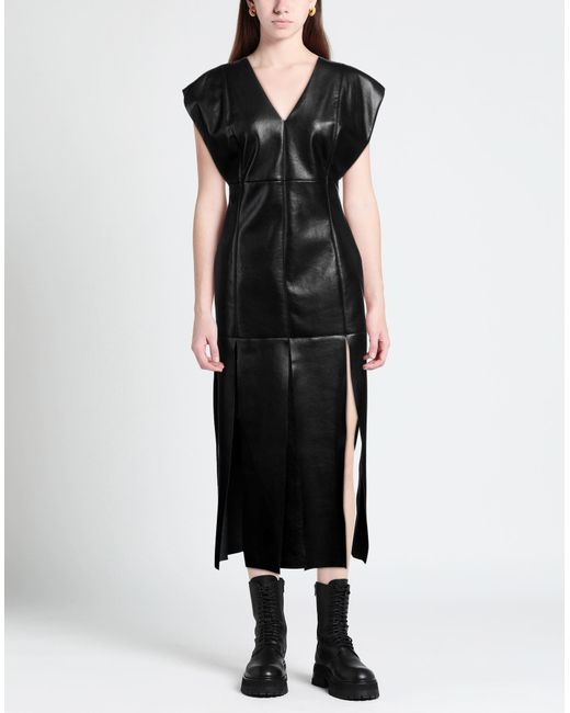 Robe courte Erika Cavallini Semi Couture en coloris Black