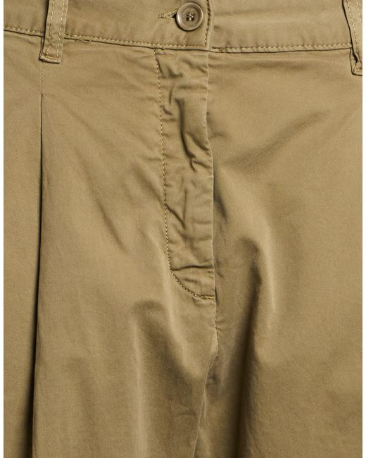 Aspesi Green Pants Cotton, Elastane