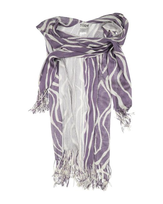Liviana Conti Purple Scarf