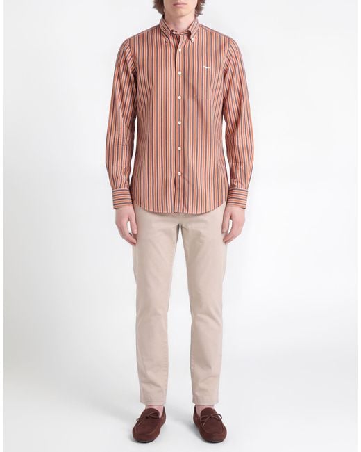 Harmont & Blaine Pink Shirt Cotton for men