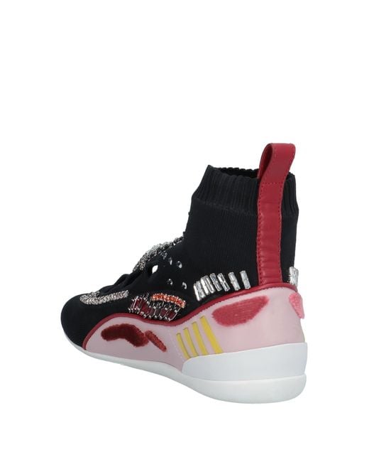 Valentino Garavani Leather Hightops & Sneakers in Black Lyst