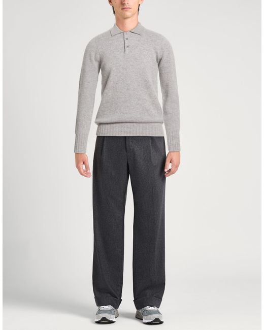 Drumohr Gray Sweaters for men