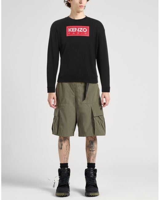 KENZO Black Sweatshirt Cotton