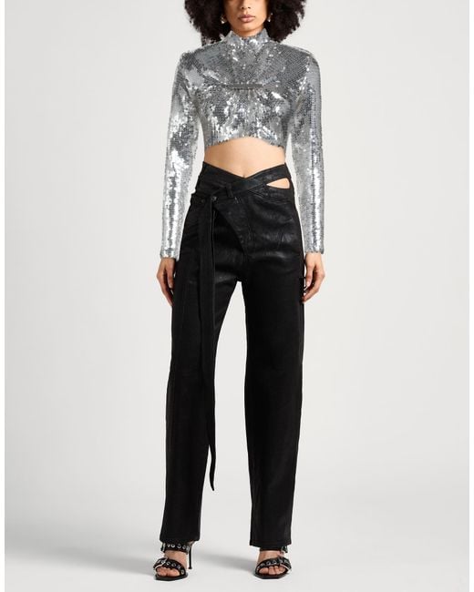 Top Rabanne de color Gray