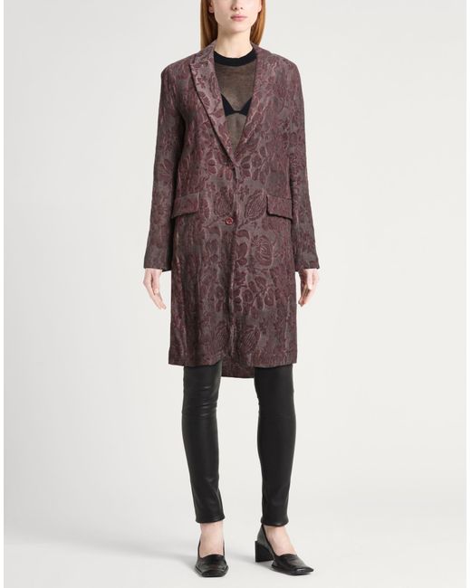 Uma Wang Brown Overcoat & Trench Coat