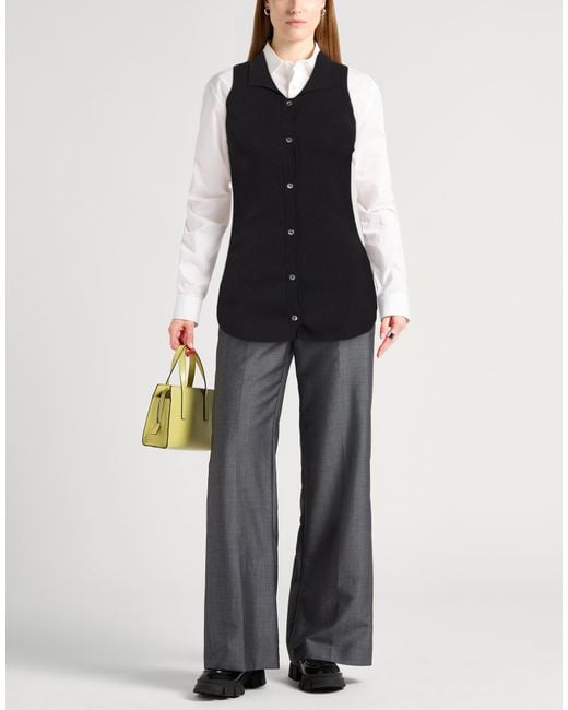 Grifoni Black Cardigan Viscose, Polyamide