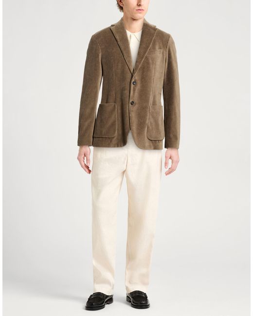 Circolo 1901 Brown Blazer Cotton, Polyester for men