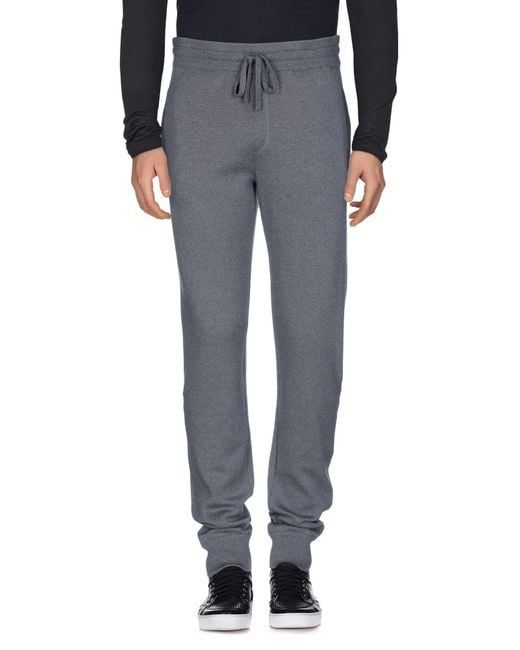 Dolce & Gabbana Gray Pants Cashmere, Silk for men