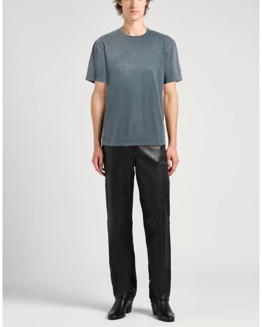 Helmut Lang Blue T-Shirt for men