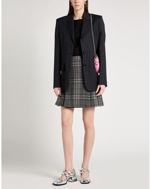 MSGM Black Blazer Virgin Wool, Polyester