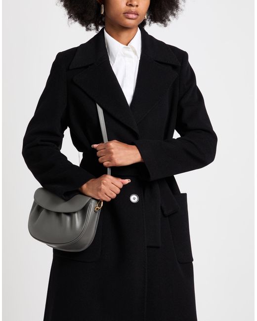 Caractere Black Èssential Coat Wool, Polyamide, Cashmere