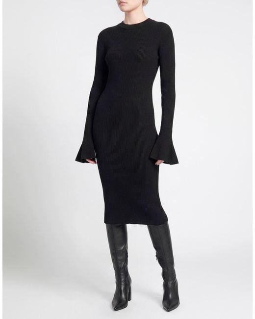 Aspesi Black Midi Dress