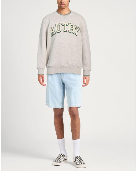 Autry Gray Light Sweatshirt Cotton, Polyester, Polyamide for men