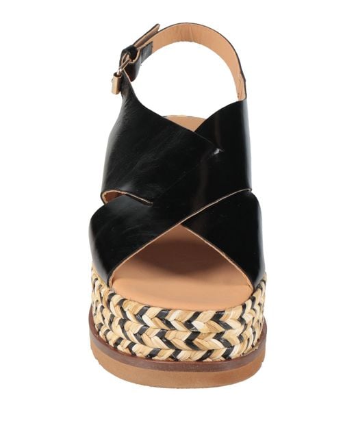 Elvio Zanon Black Espadrilles