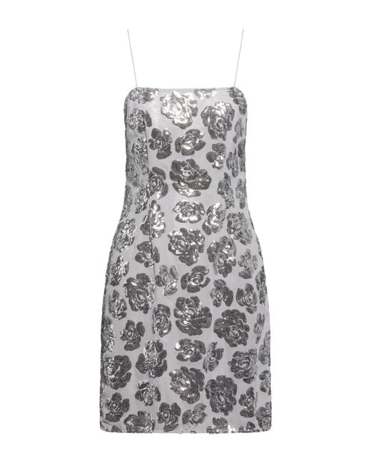 ROTATE BIRGER CHRISTENSEN Gray Mini Dress
