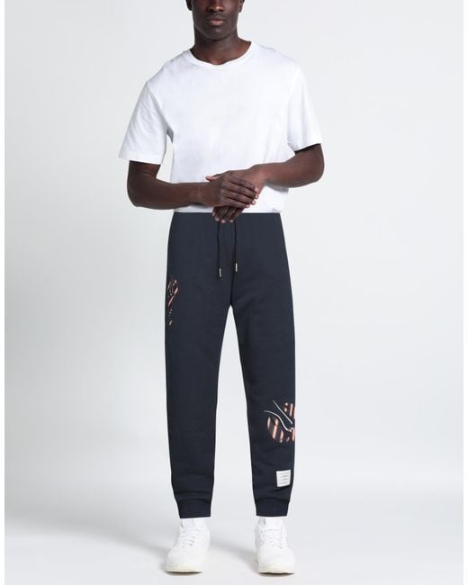 Thom Browne Blue Pants for men
