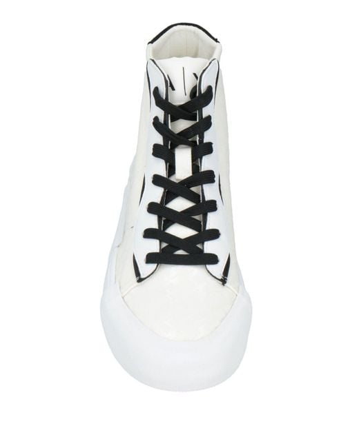 ARMANI EXCHANGE Natural Sneakers Textile Fibers
