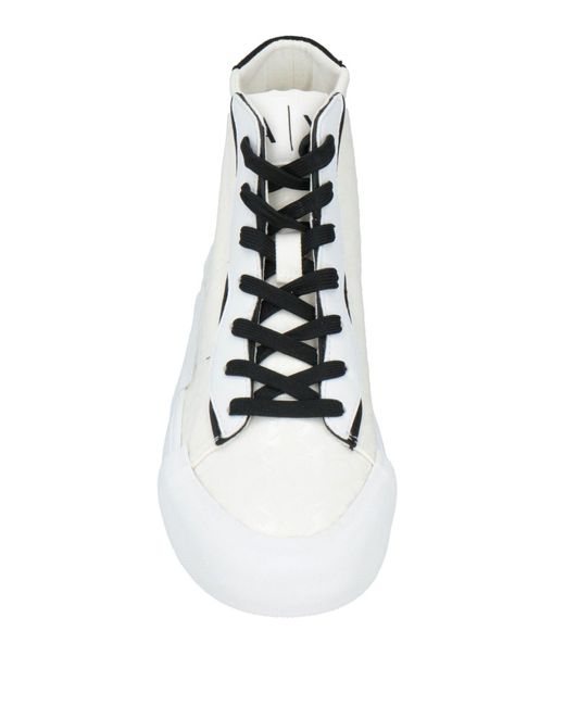 ARMANI EXCHANGE Natural Sneakers Textile Fibers